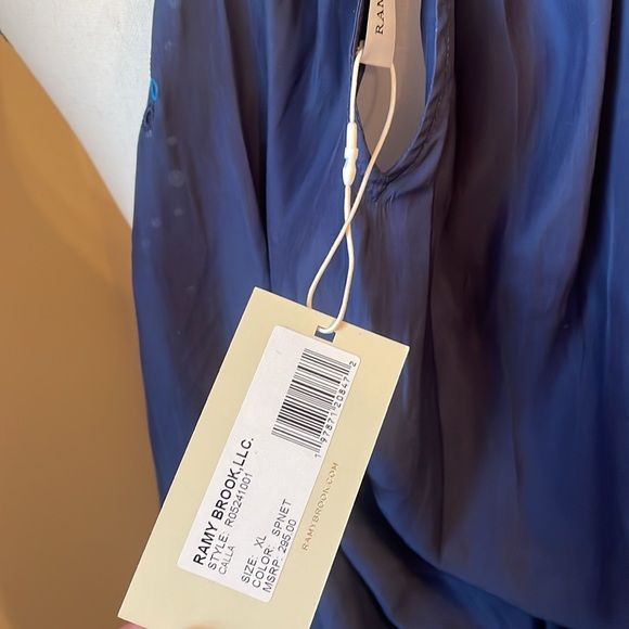 Ramy Brook Halter  Blue New with Tags . XL - Picture 4 of 8
